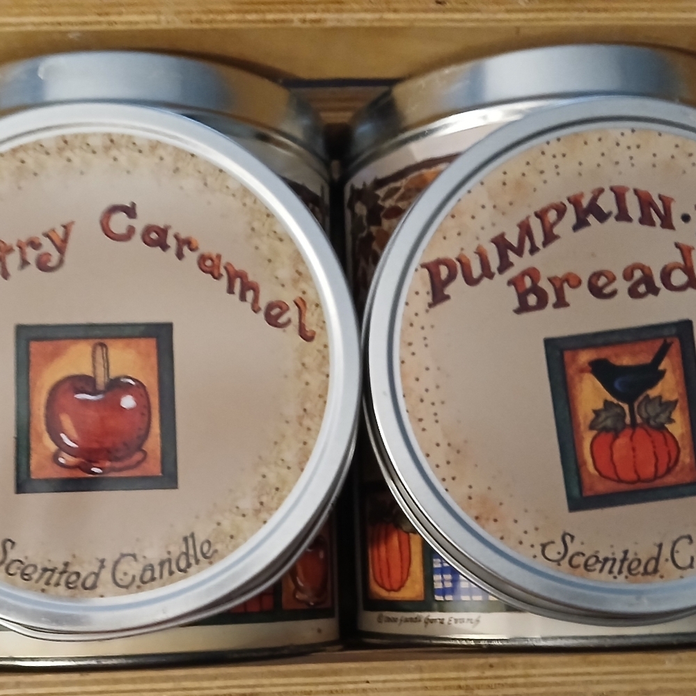 Vintage styled scented candles